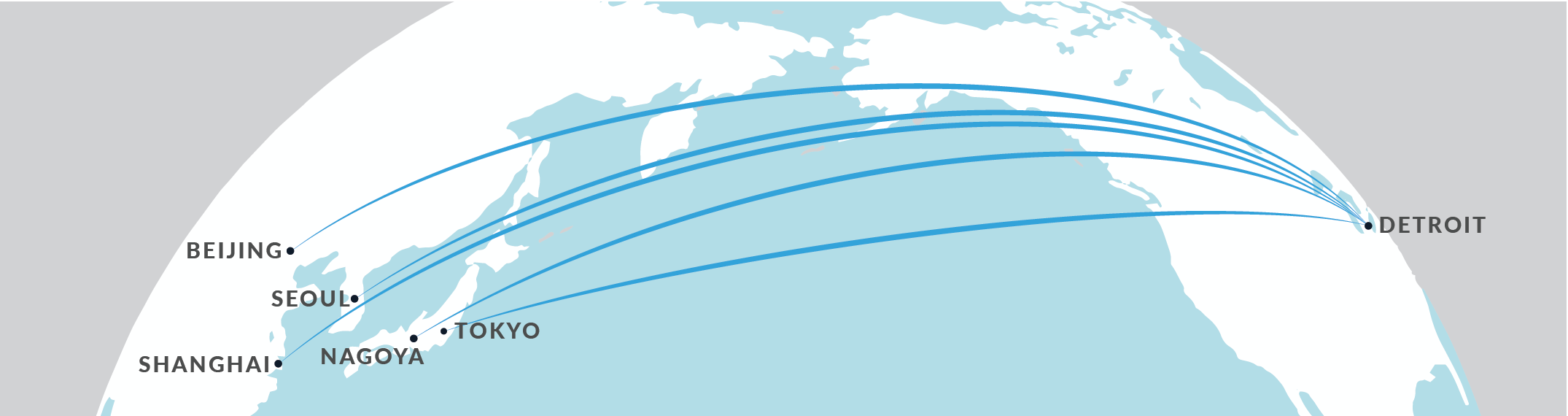 Detroit Region Aerotropolis - Nonstop Asia Flights