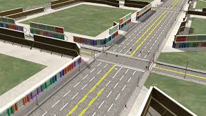 A rendering of a proposed test track at the new American Center for Mobility site. Photo courtesy of CrainsDetroit.com.