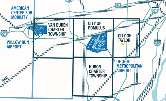 Northline Rd. and Inskster Rd. Map